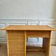 Bamboo & rattan wicker desk with 5 drawers by Dal Vera, Italy, 1970s