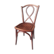 Curved wooden bistro chair