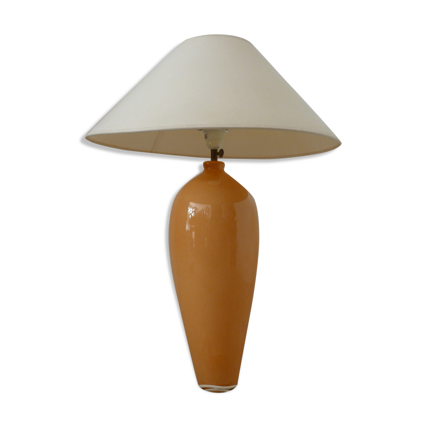 Lamp Kostka cracked ceramic