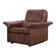 Fauteuil en cuir marron, design suisse, années 1970, fabrication : De Sede
