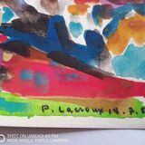 Pierre Lacroux (1909-1993) Gouache on paper 24 x 32 cm - from 1989 - (298)