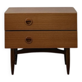 Scandinavian teak bedside table/nightstand