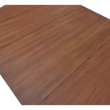 Extendable table set and 4 scandinavian dining chairs in teak 1960