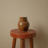 Ceramic vase handmade pottery artisanal production Scandinavian country decoration