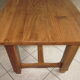 Farmhouse table in solid oak
