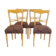 Set of 4 Scandinavian chairs 1960