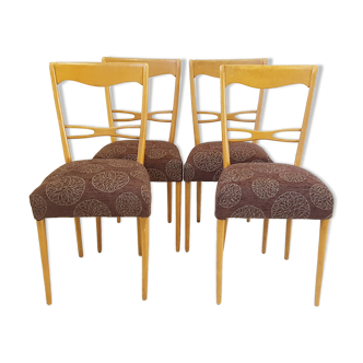 Set of 4 Scandinavian chairs 1960