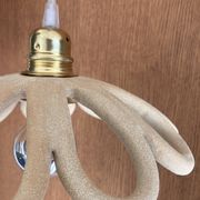 Ceramic flower suspension in stoneware - French craftsmanship