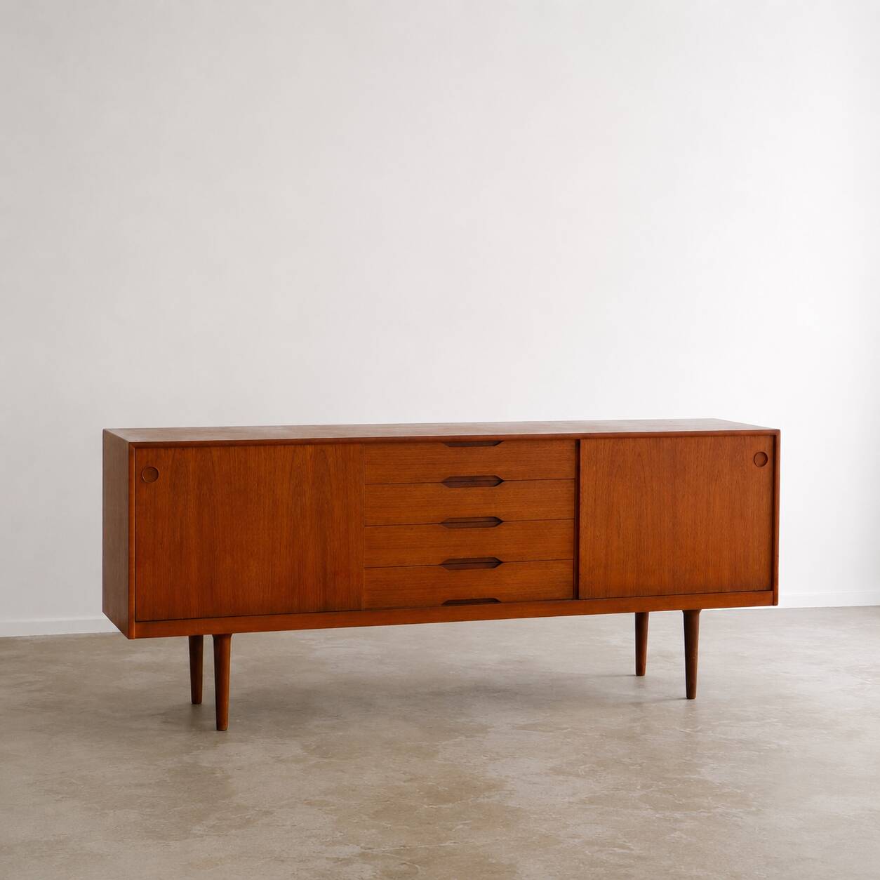 Teak sideboard by Alf Arseth for Gustav Bahus