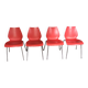 Set of 4 Kartell Maui chairs by Vico Magistretti
