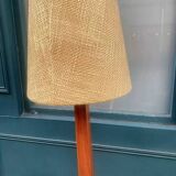 Lampadaire à double tablettes, bois, 1950-60