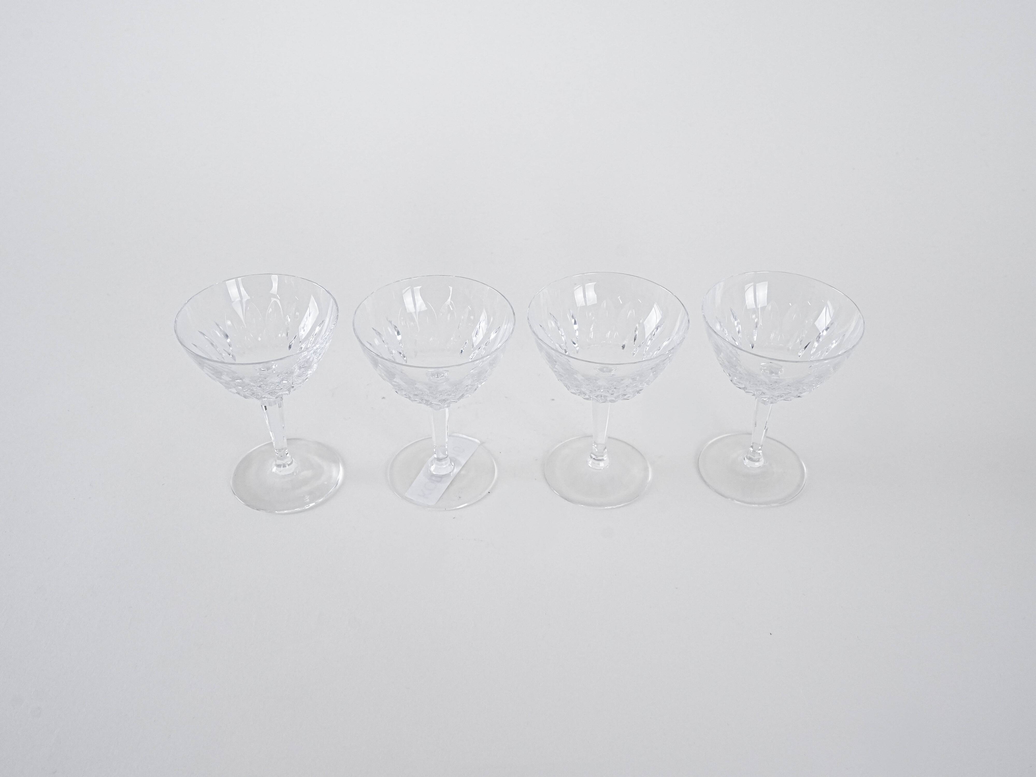 Set of four glasses, Danish design, 1970s, manufactured in Denmark