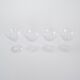 Set of four glasses, Danish design, 1970s, manufactured in Denmark