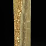 Table Lamp Base In Onyx And Travertine