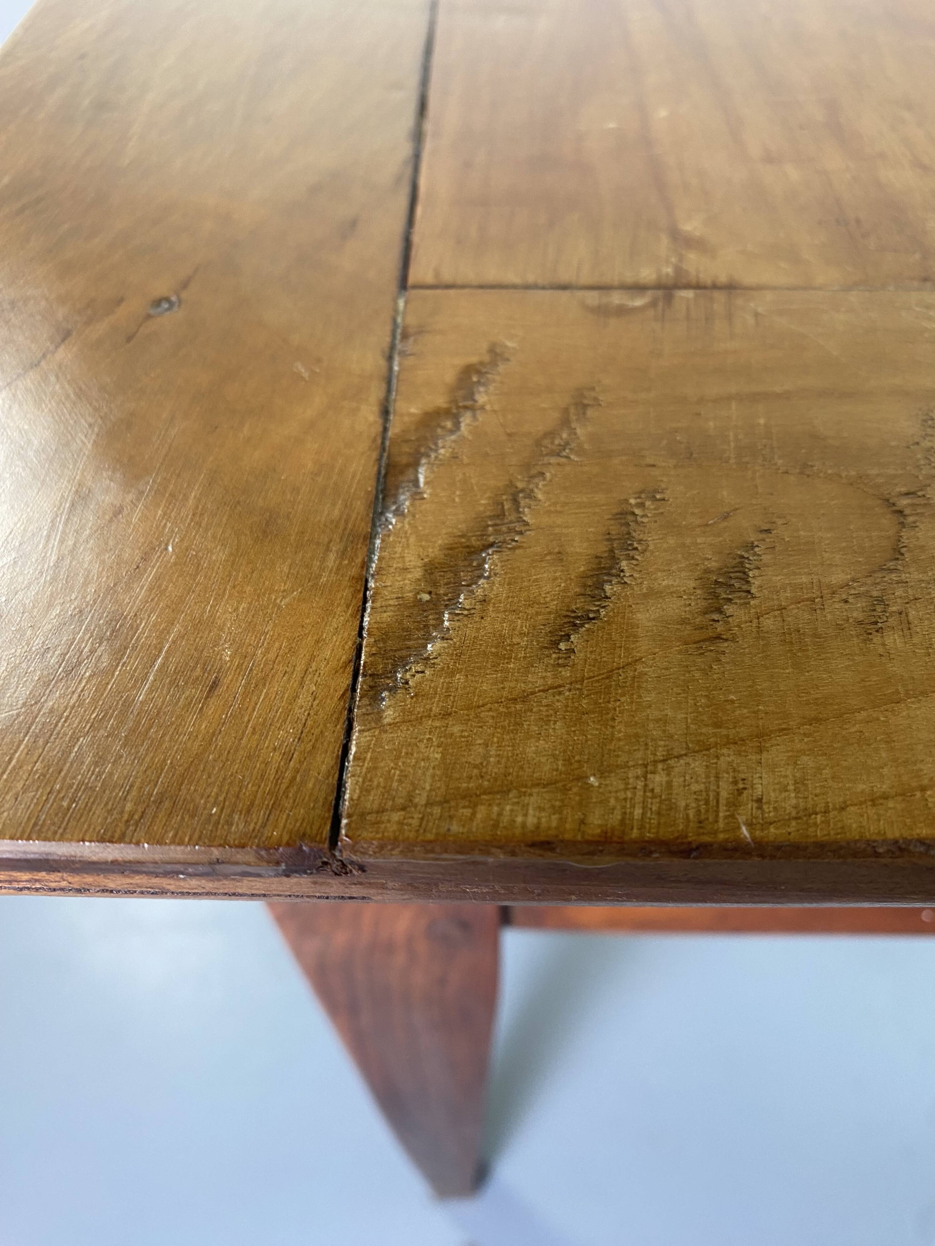 Table de Ferme Vintage en Bois Massif