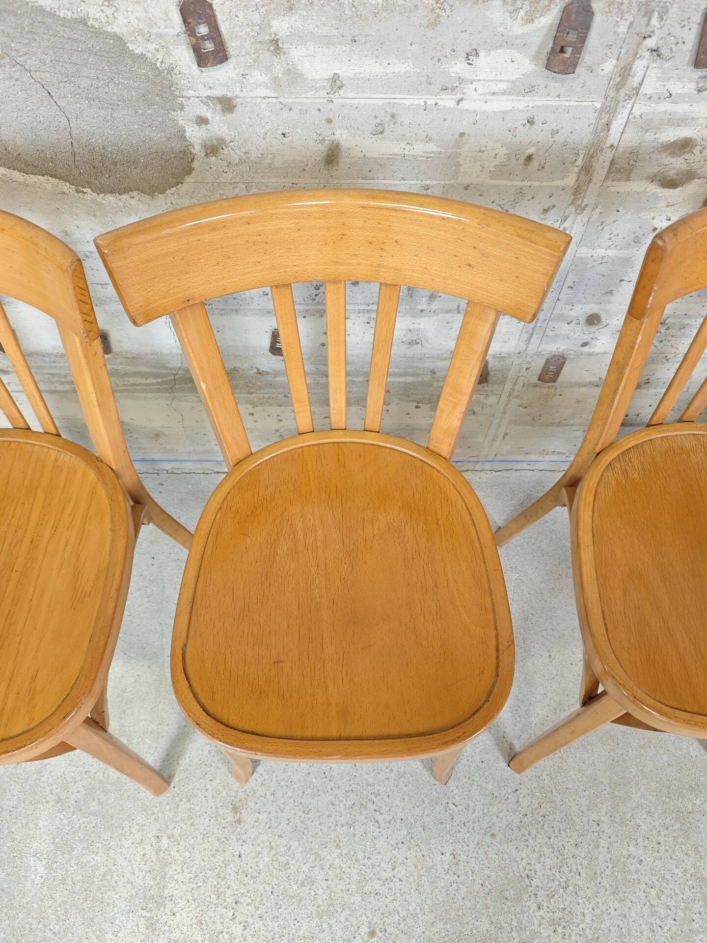 Set of 4 Baumann bistro chairs
