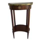 Antique bouillotte table Louis XVI