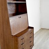Vintage Midcentury Danish Bookcase / Secretary in stunning Rosewood