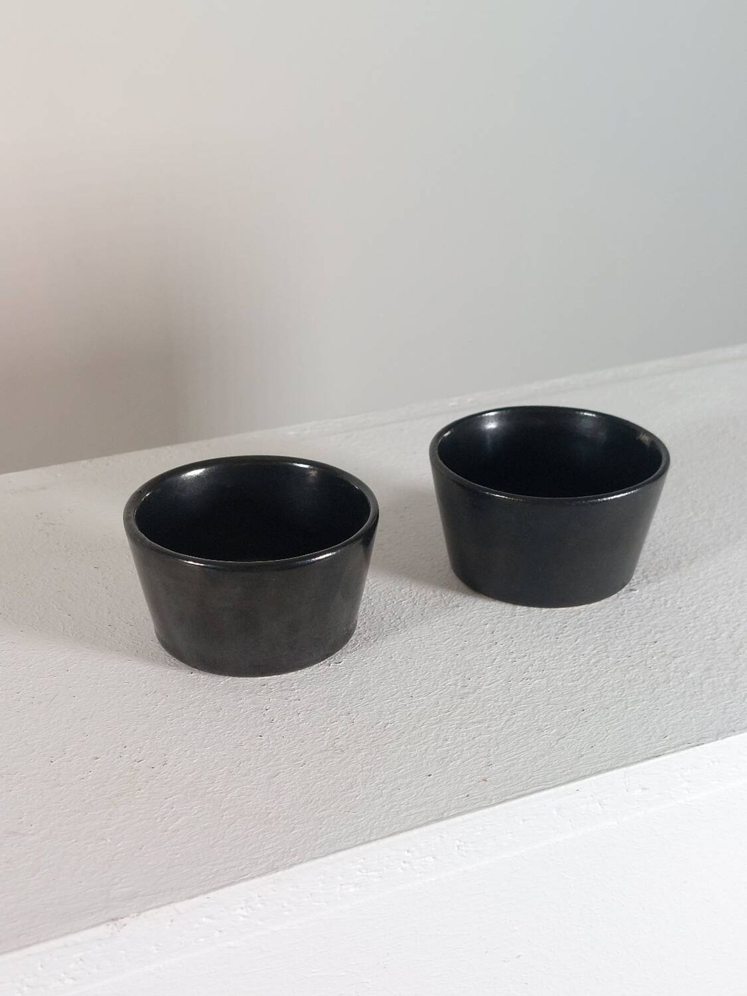 Pair of vintage Oxid glaze cups by Hedwig Bollhagen