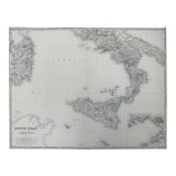 Map of Italy (Southern Sheet) circa 1869 Keith Johnston Royal Atlas