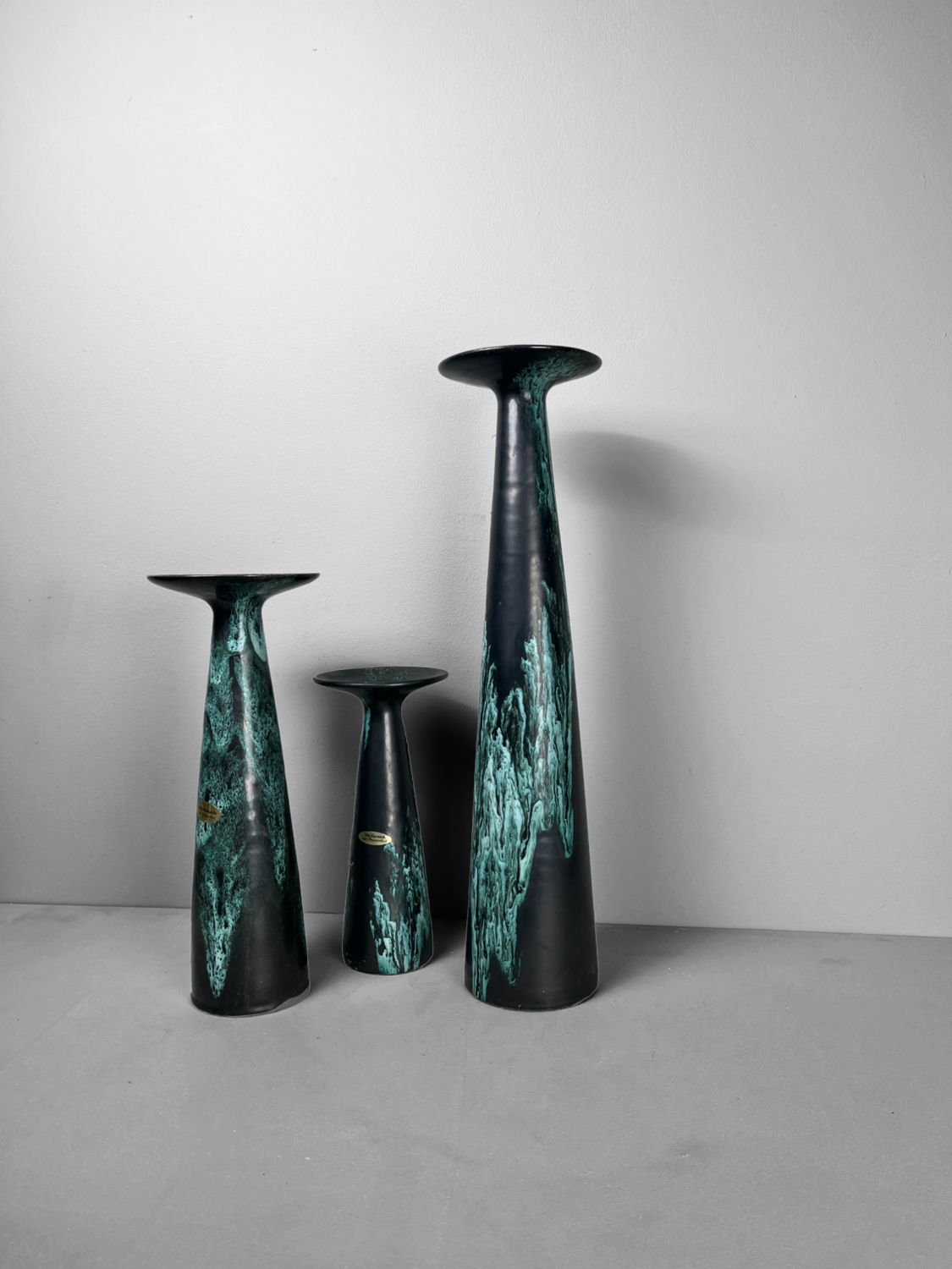 Set of 3 vases by Otto Keramik Germany