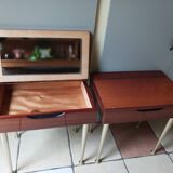Pair of 60s bedside tables
