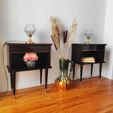 Pair of vintage bedside tables