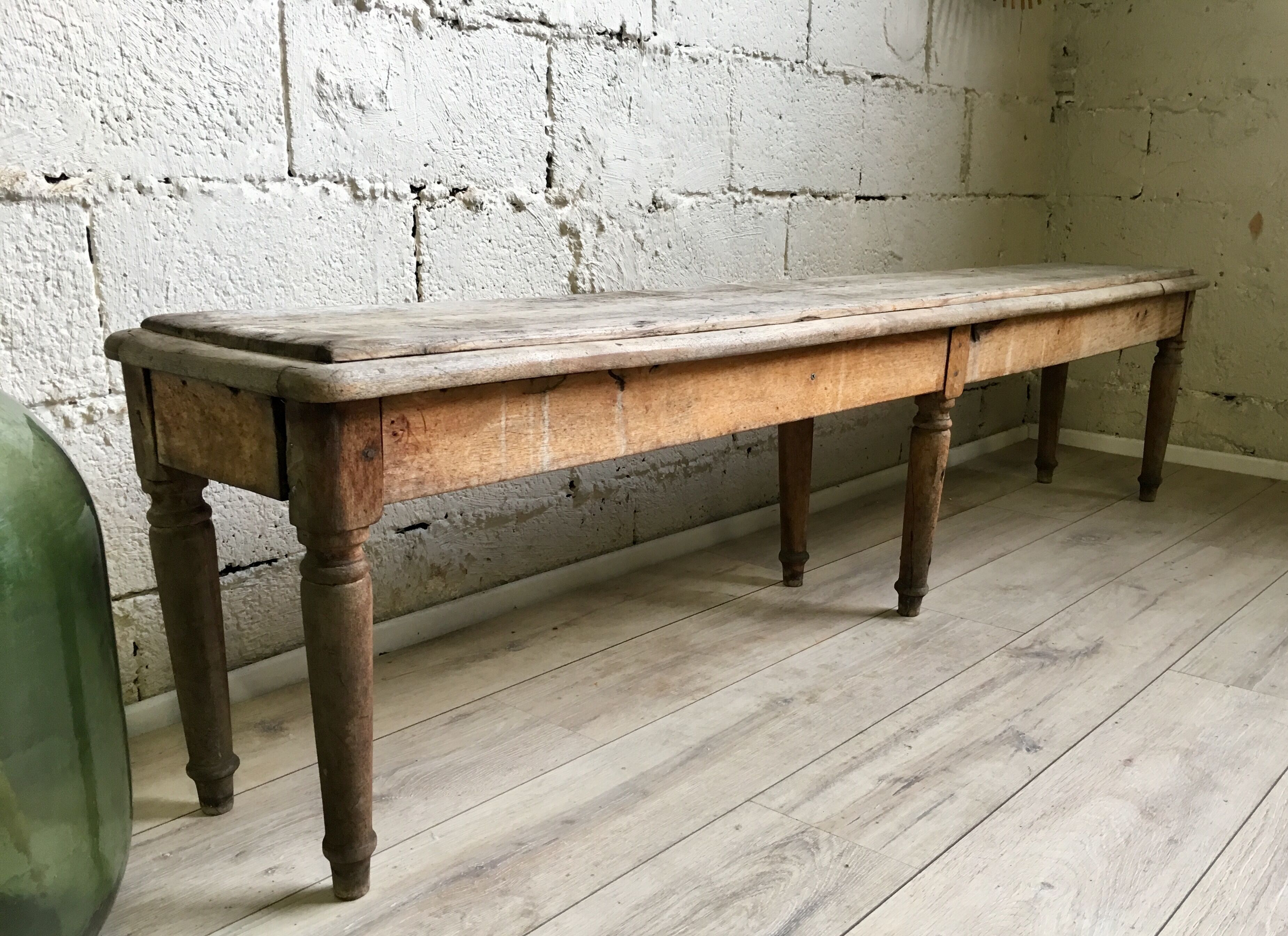 Former oak bench, 1900