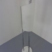 Arianna Floor Lamp in Marble and Handblown Glass by Bruno Gecchelin for Oluce, Italy, 1970s