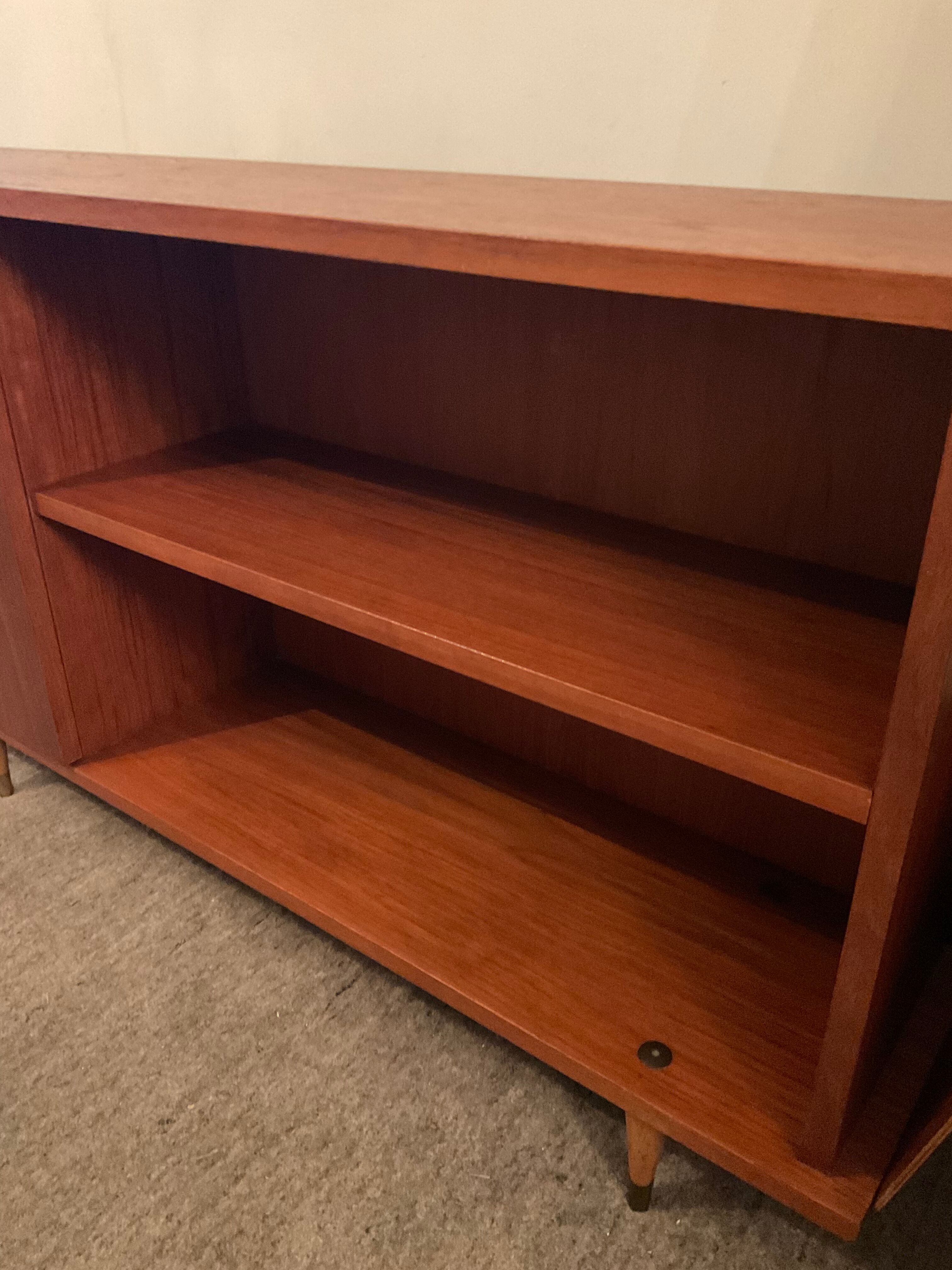 Scandinavian teak bookcase 60s