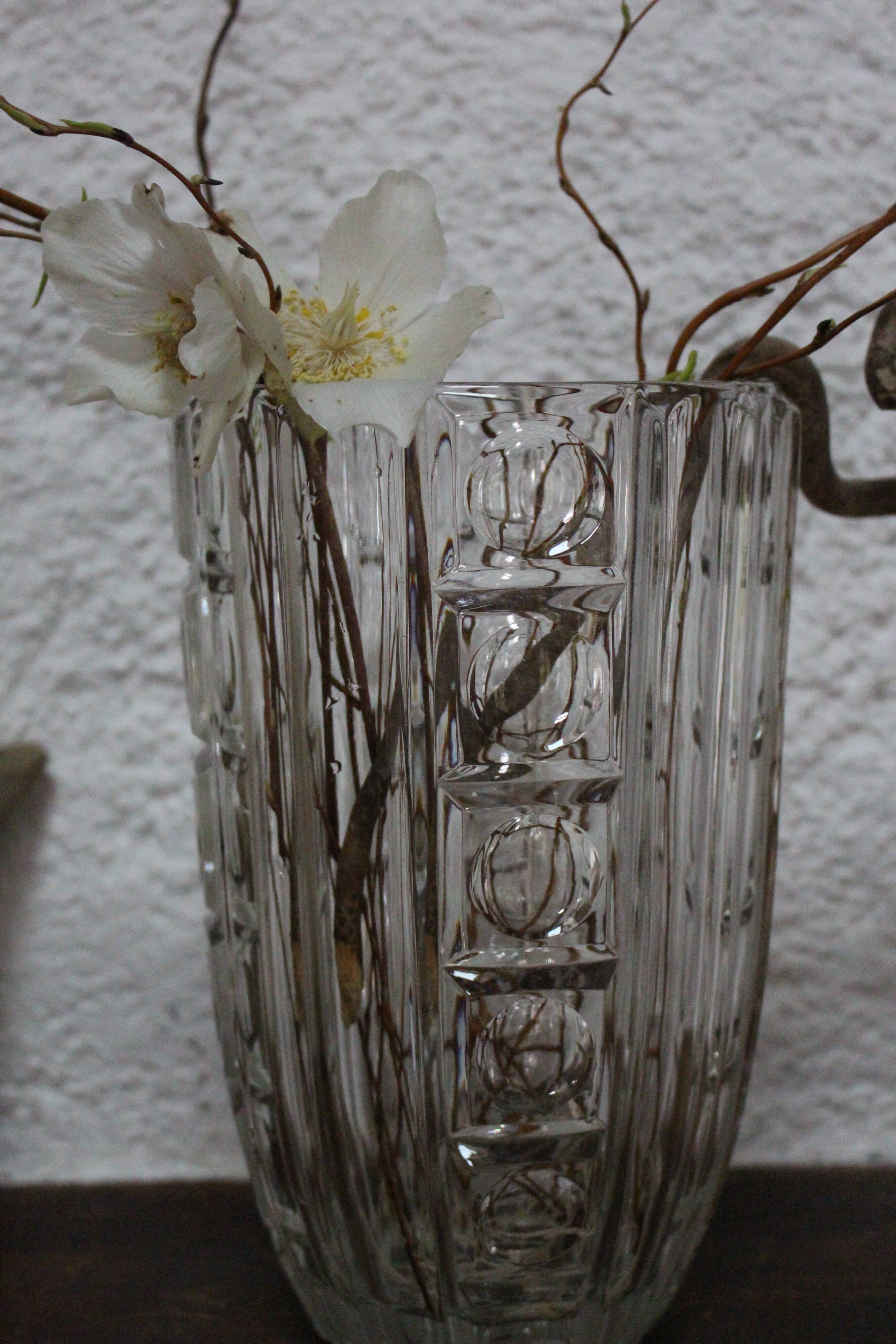 Vase en verre style Art Déco
