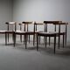 Set of six Alfred Hendrickx Model 500 dining chairs in Rosewood,