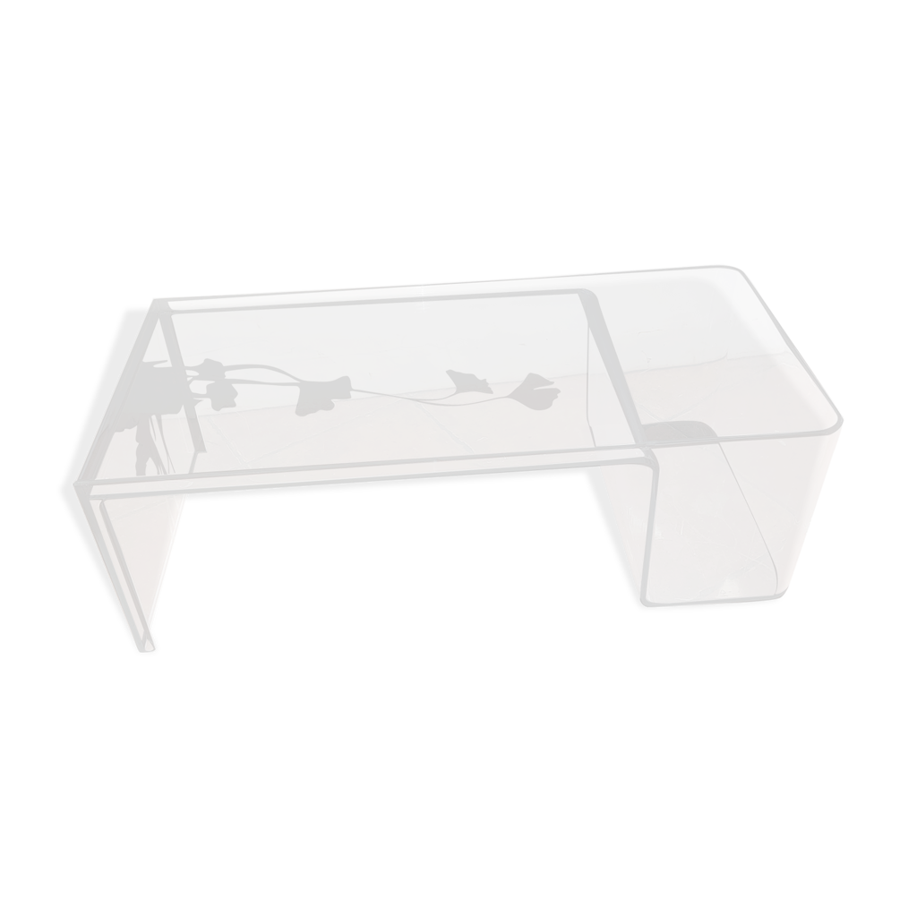 Table basse en plexiglas de Patricia Urquiola Selency