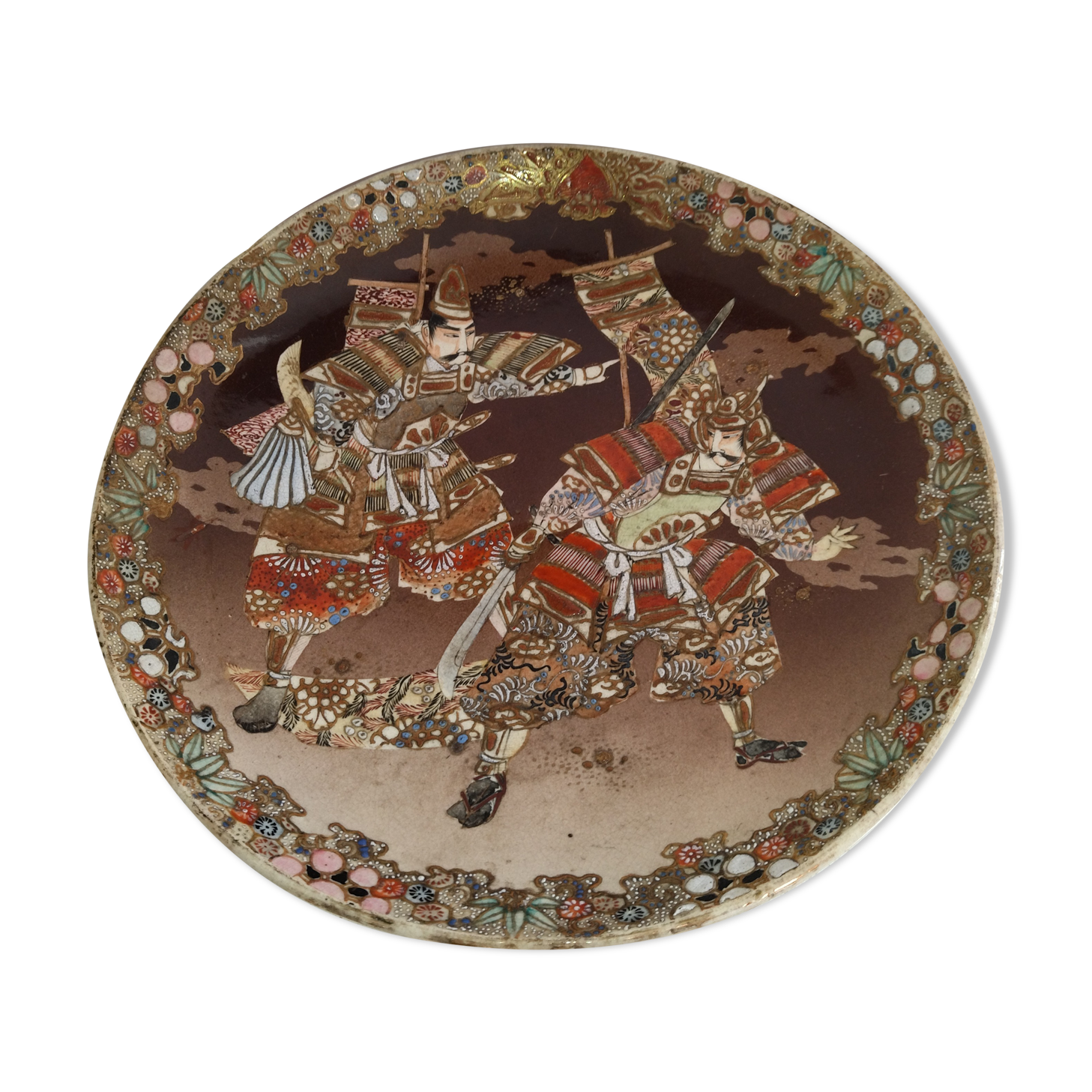 Satsuma earthenware dish