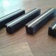 6 Ebony knife carriers and inlay noble material