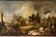 Napoleonic battle scene, oil on canvas, 19th century