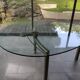 Extendable glass table for 6/8 people Policheto Hoccia