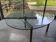 Extendable glass table 6/8 seats Policheto Hoccia