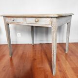 Old patinated farmhouse table