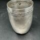 White metal (silverware) cup in its original box