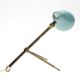 Boris Lacroix. Table lamp/wall light with adjustable arm, brass and lacquered metal.