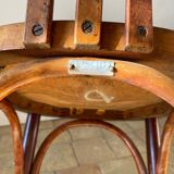Pair of red Fischel chairs
