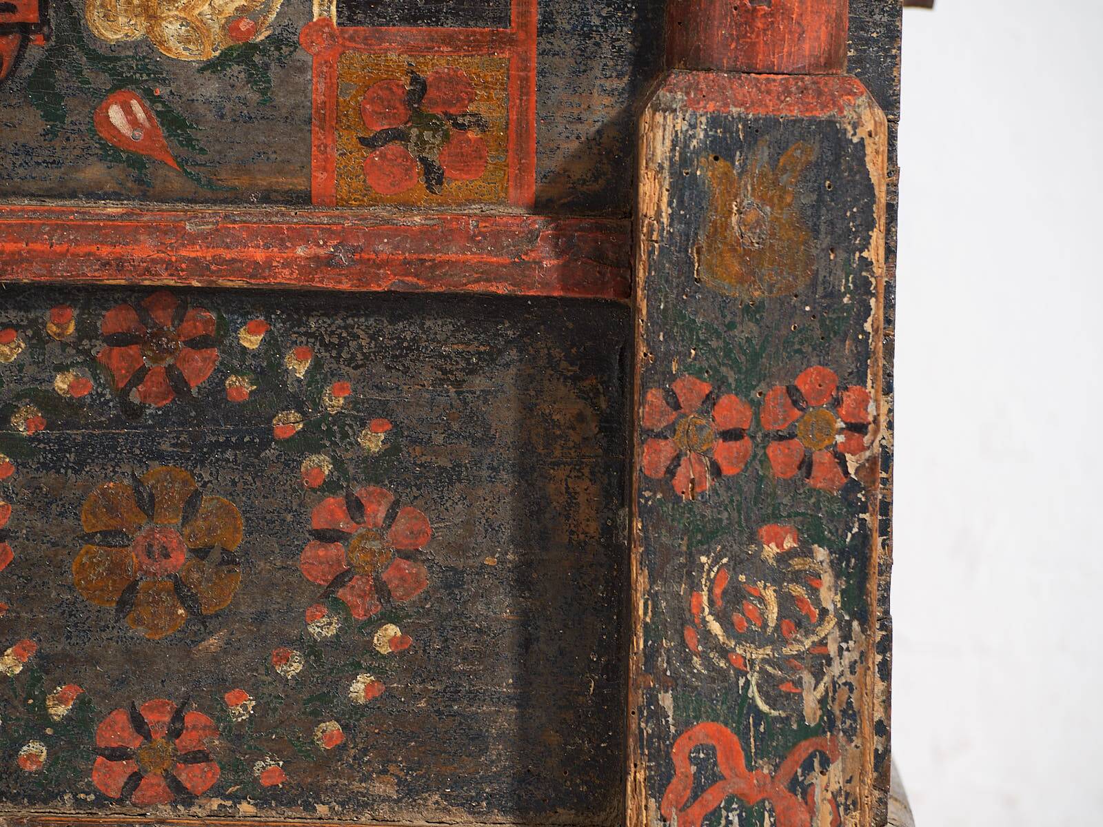 Antique painted chest (c.1870) #28