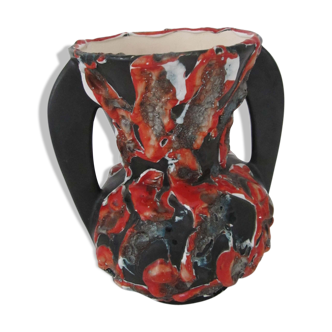 Ceramic vase 70s design