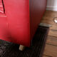 Red vintage sofa bed
