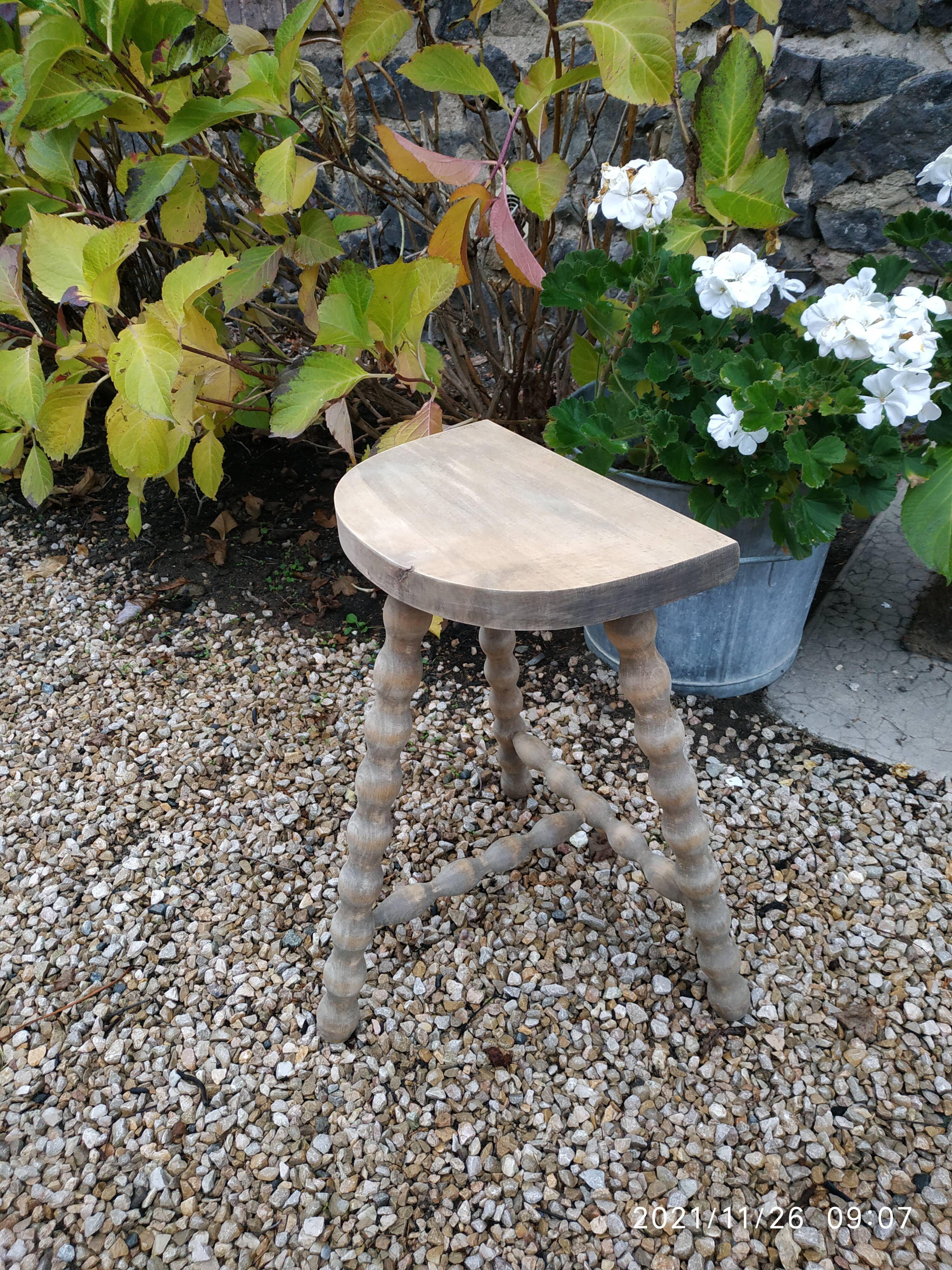 Wooden stool