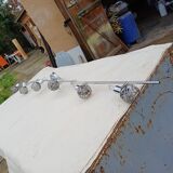 Vintage Chrome Pendant Light