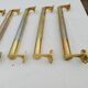 Lot de 17 Barres de Portes en Laiton Art déco