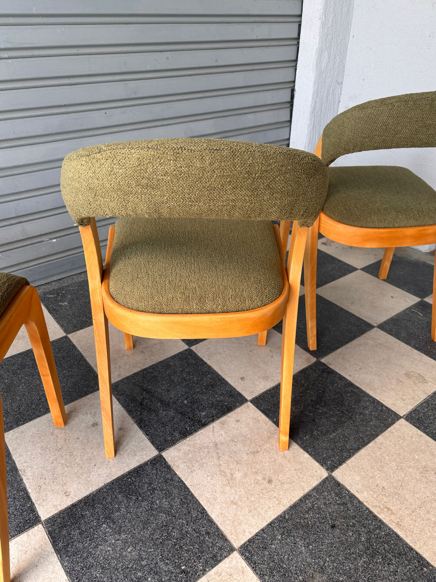 Set de 4 chaises gondoles Baumann