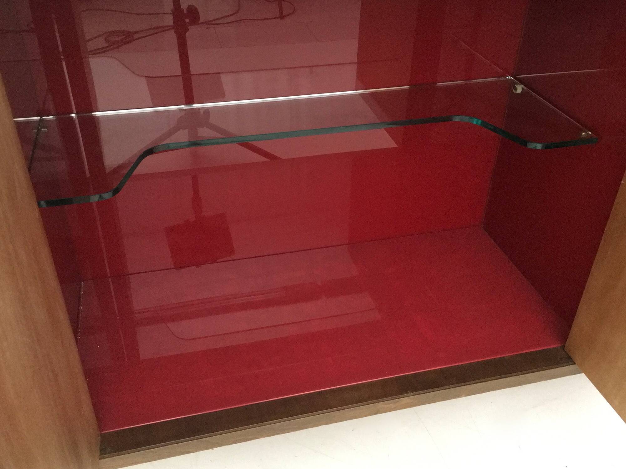 High-Quality Walnut Cabinet in the Style of Paolo Buffa, Italy